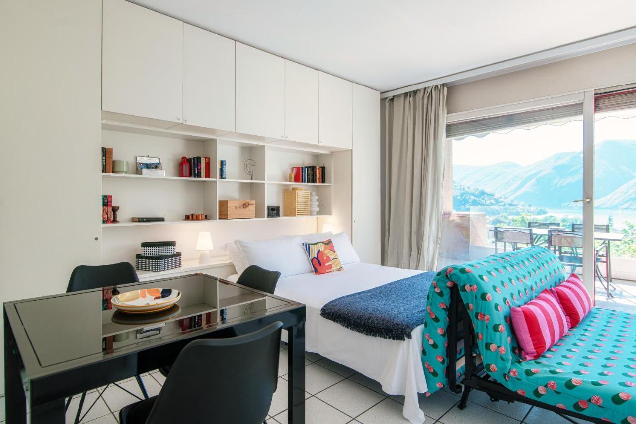 Panoramic Studio By Quokka 360 - Open Space Apartment With Terrace 盧加諾 外观 照片