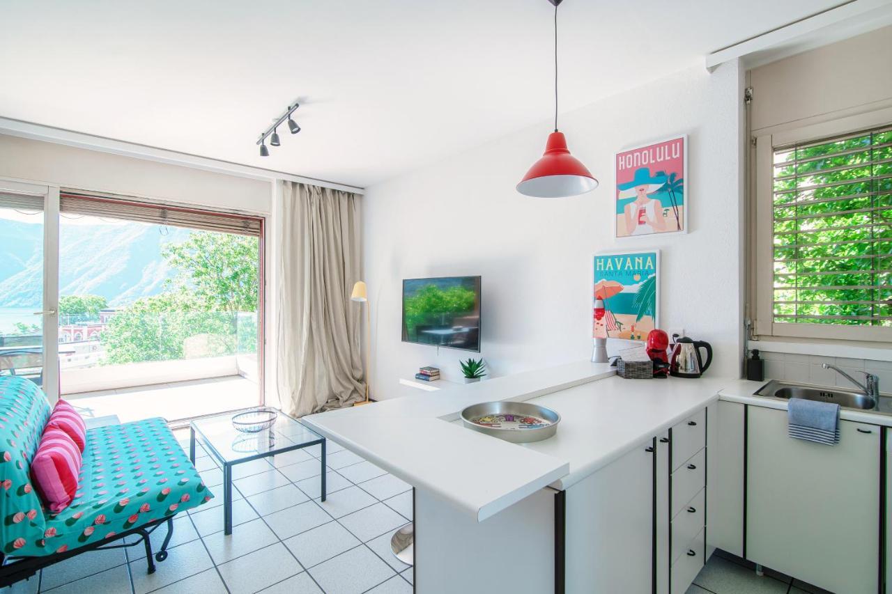Panoramic Studio By Quokka 360 - Open Space Apartment With Terrace 盧加諾 外观 照片
